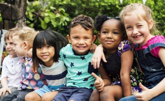 Children smiling